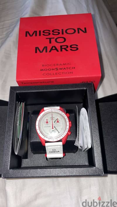 Omega × Swatch MoonSwatch – Mission to Mars (red)
