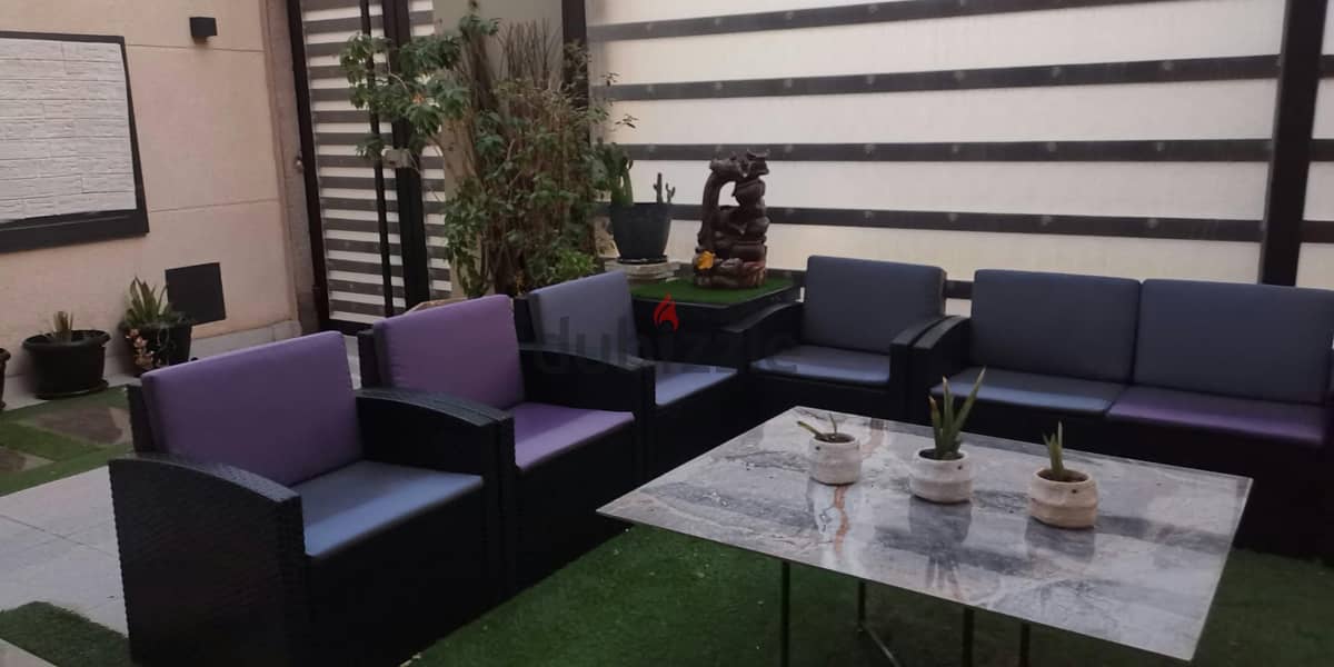 Garden 4 Chairs ONE Seater & 1 center coffee table 1