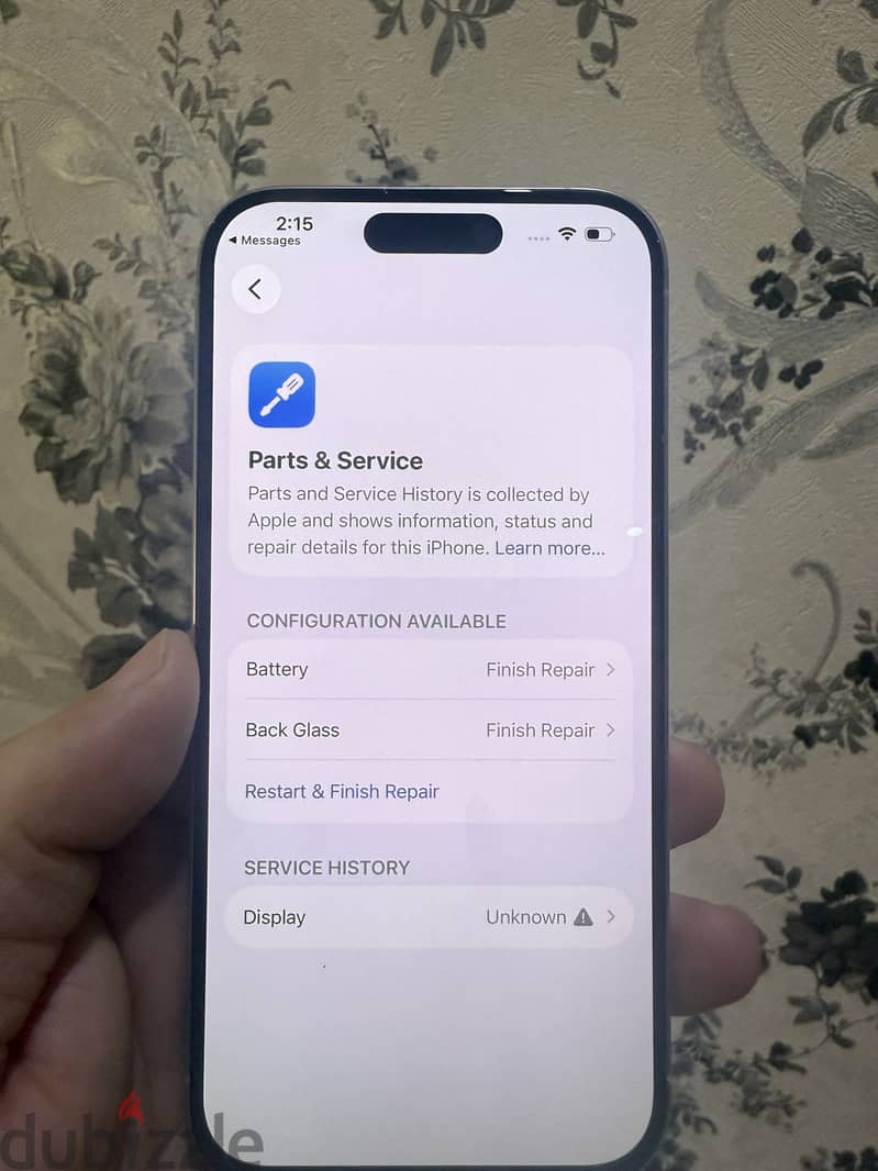 iPhone 15 Pro Titanium  | 512 GB  | 88% (changed ORG) |Screen copy GX 3