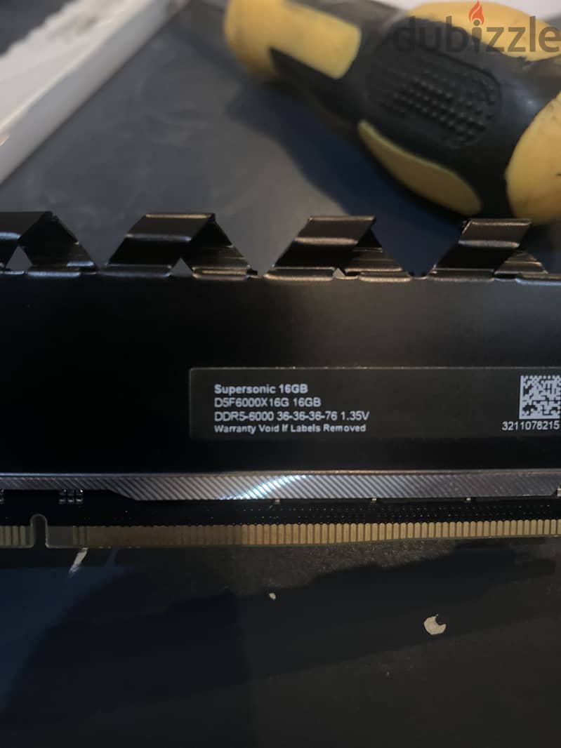 Quick sale 16gb 6000mhz cl36 ram !! 1