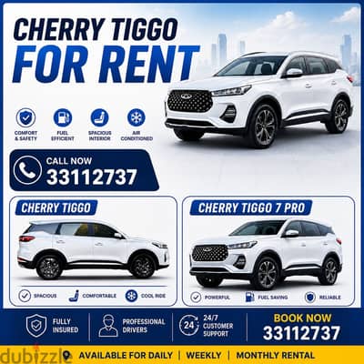 FOR RENT SUV CHERRY TIGO 7 PRO 33112737