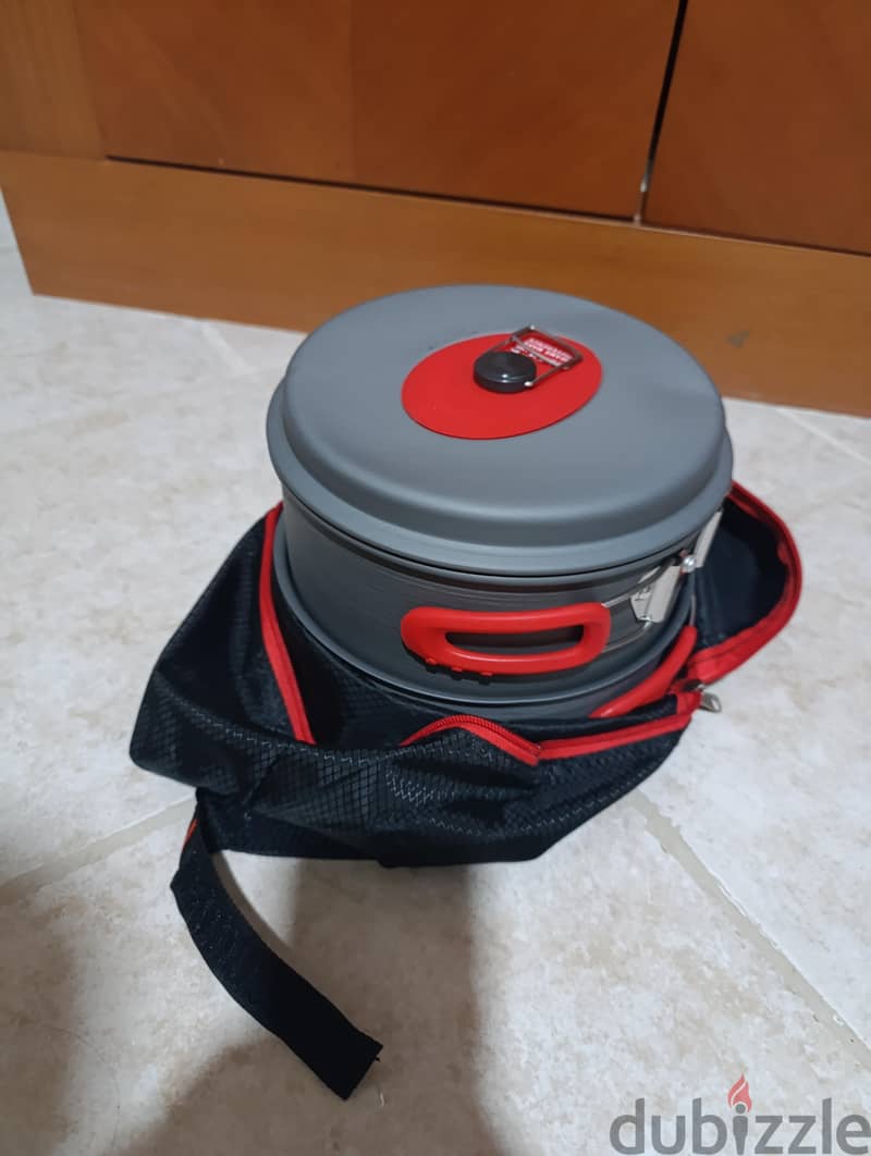 New Alocs 4-Piece Premium 5-6 Person Camping Cookware Set 4