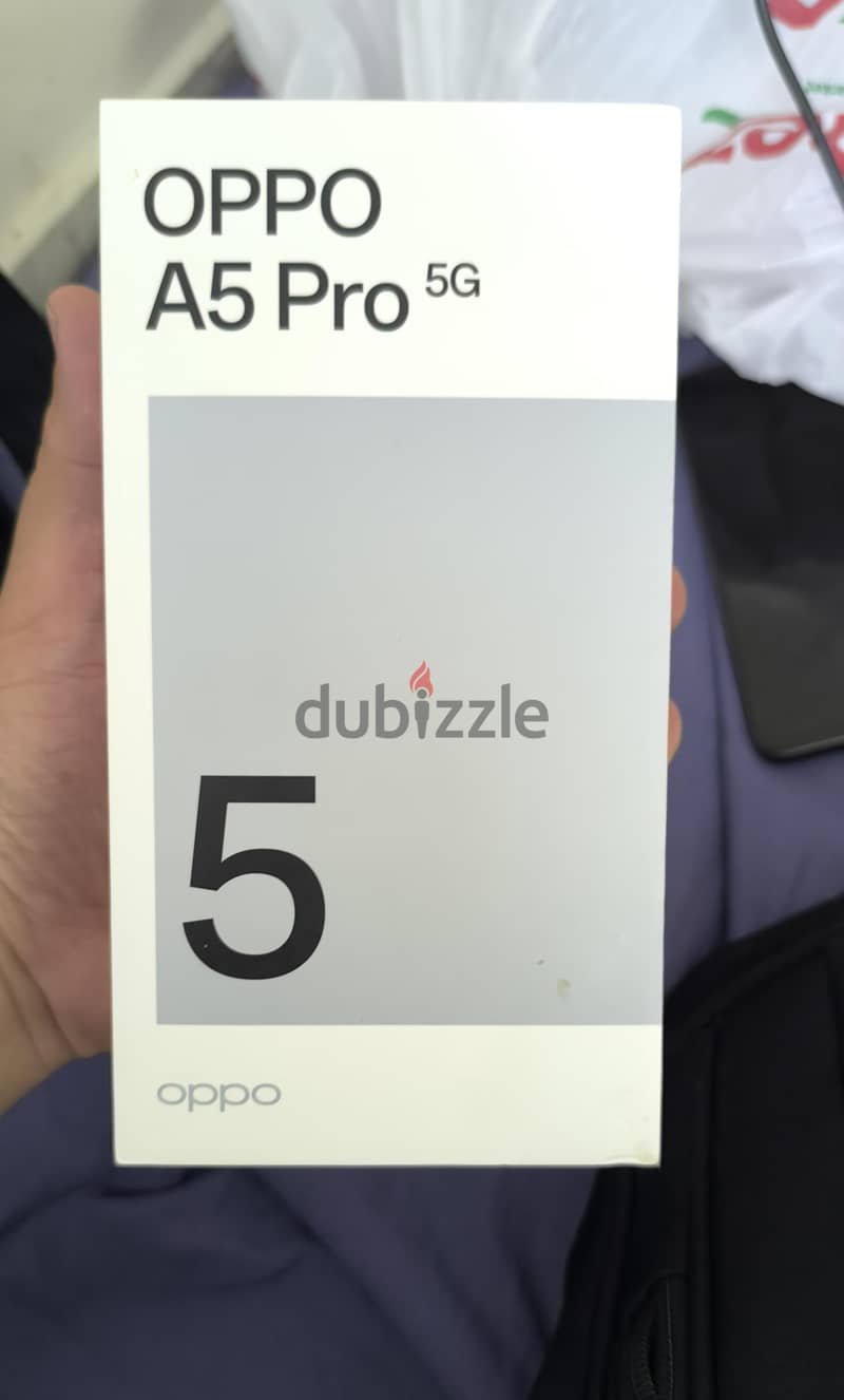 OPPO A5 pro ram 8+8/256 gb 5g long battery 5800 mah with complete box 4