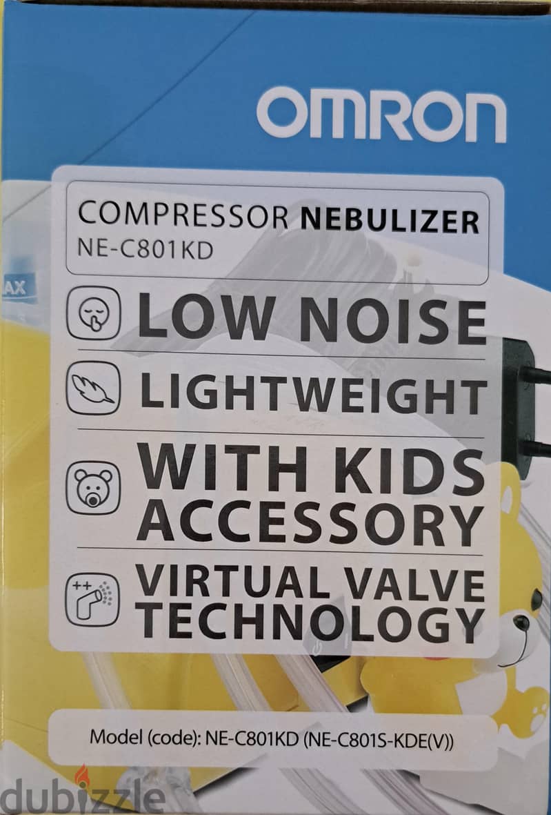OMRON COMPRESSOR NEBULIZER NE-C801KD 1