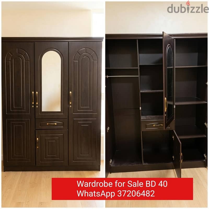 4 Door wardrobe and other items for sale with Delivery fixing 6