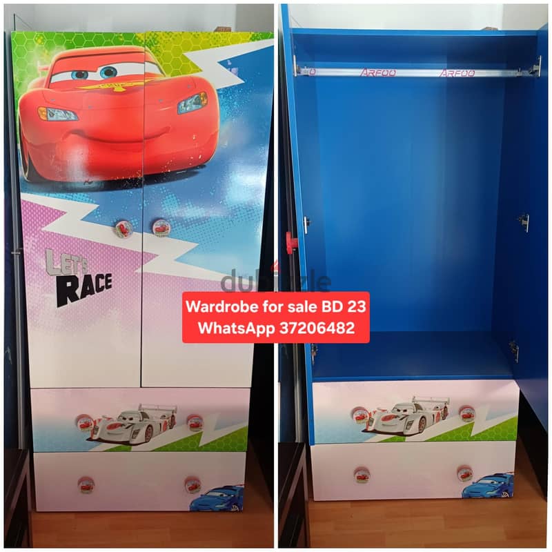 4 Door wardrobe and other items for sale with Delivery fixing 10