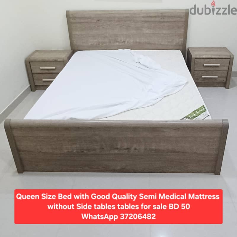 180x200 Bed with mattress and other items for sale with Delivery 18