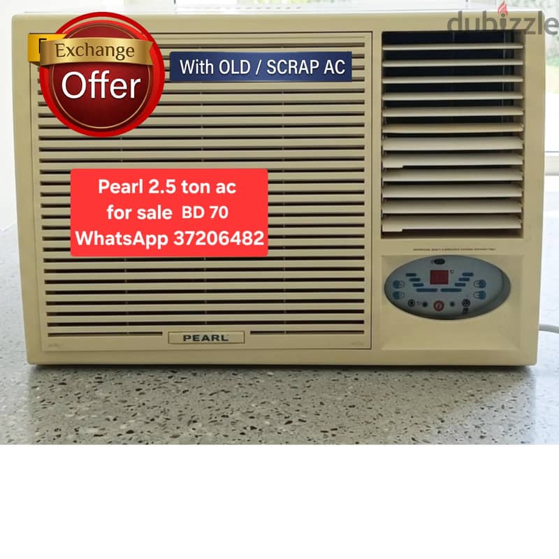 Rowa 1.5. ton split ac and other items for sale with fixing 1