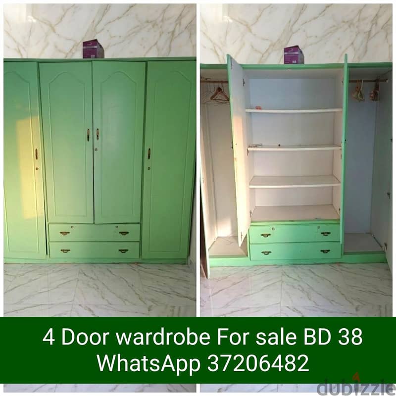 Kids wardrobe and other items for sale with Delivery fixing 16