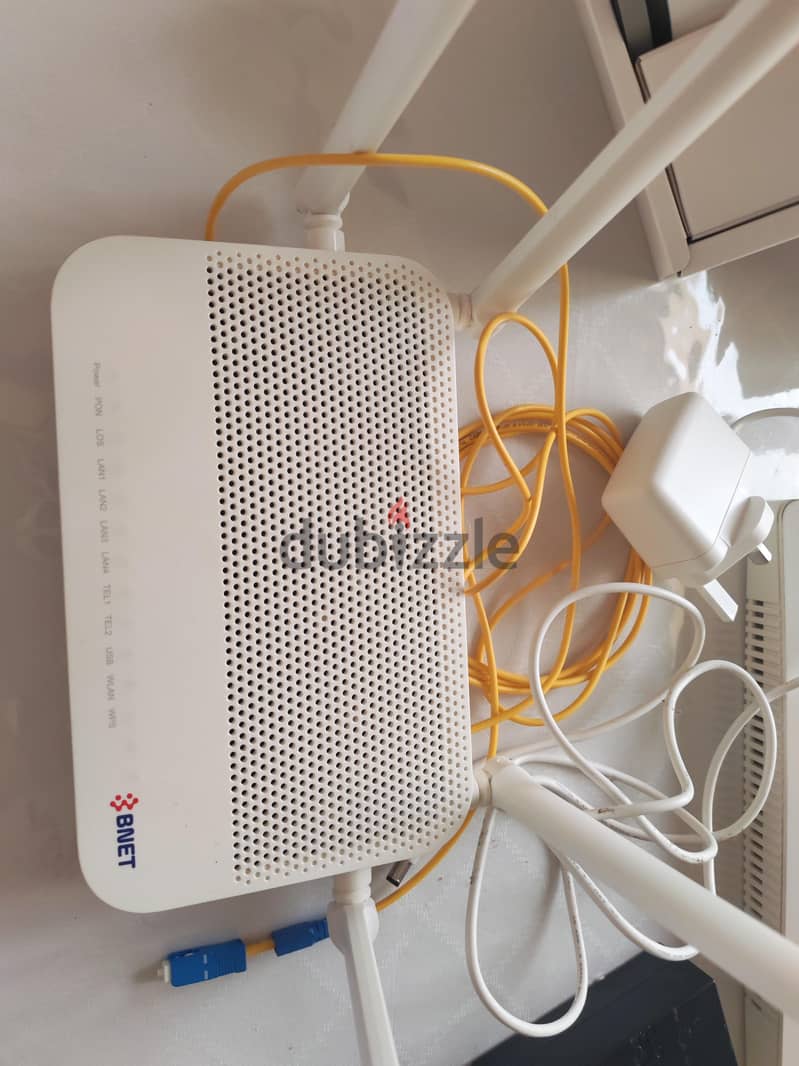 Threei routers one with box 1
