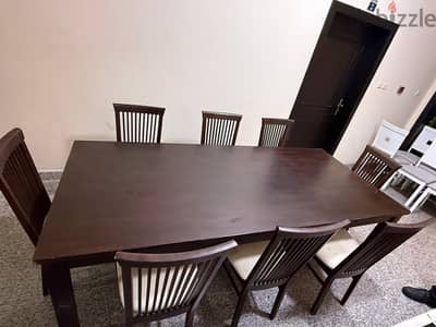 8-Seater Dining Table with Chairs