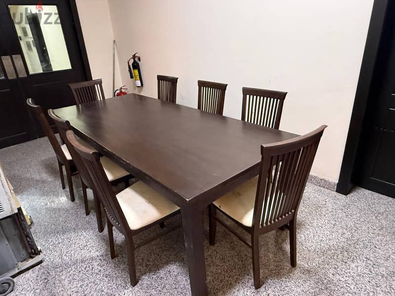 8-Seater Dining Table with Chairs 2