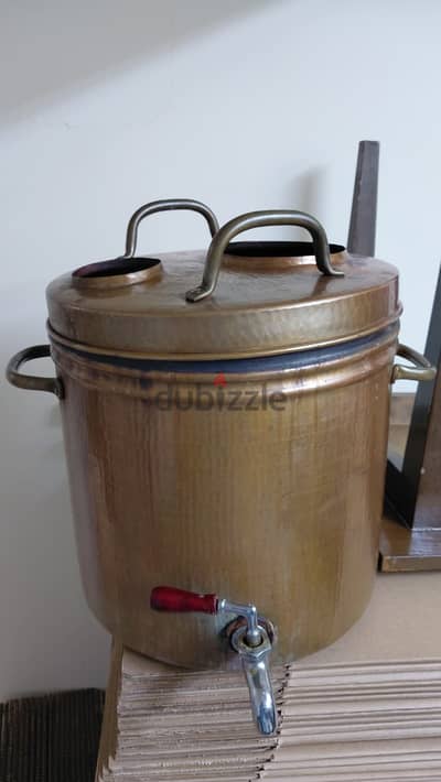 Authentic Kerala Copper Chai Tea Pot / Samovar Set