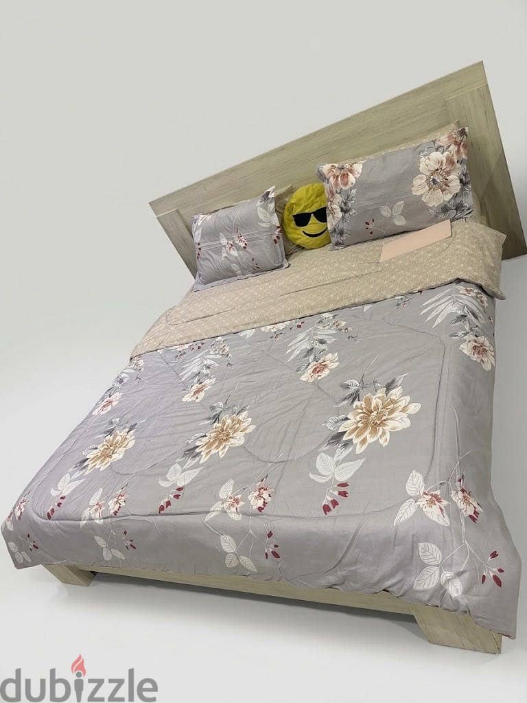 Complete King Bedroom Set - Wardrobe, Bed with Mattress& Dressin Table 1