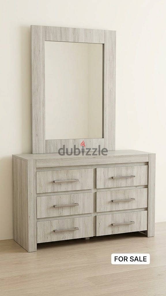 Complete King Bedroom Set - Wardrobe, Bed with Mattress& Dressin Table 2