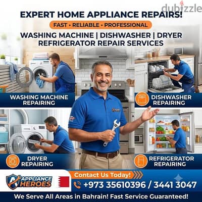 washing machine repair dryer dishwasher Fridge oven
