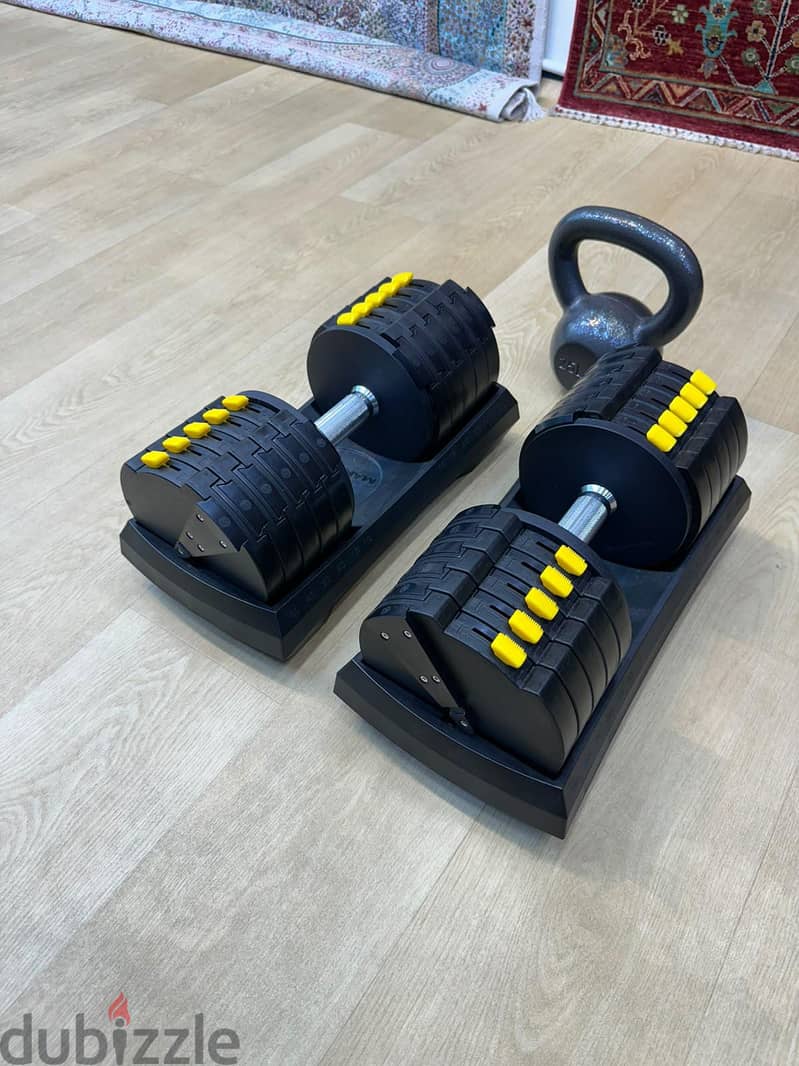 adjustable heavy weights for sale almost like new condition 1