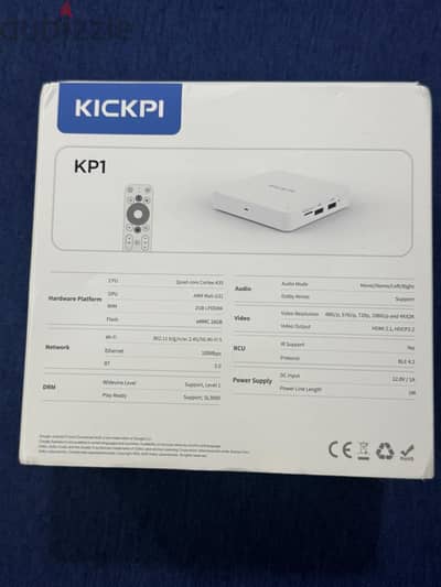 KICKPI KP1 Google certified  Android TV Box New