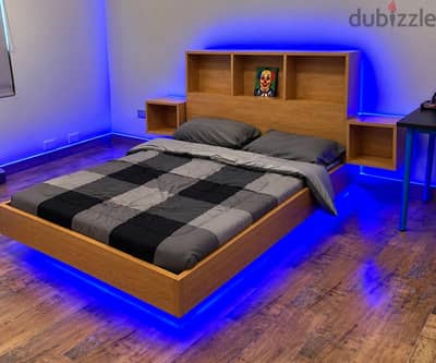 customised floating bed for sell (140×200)
