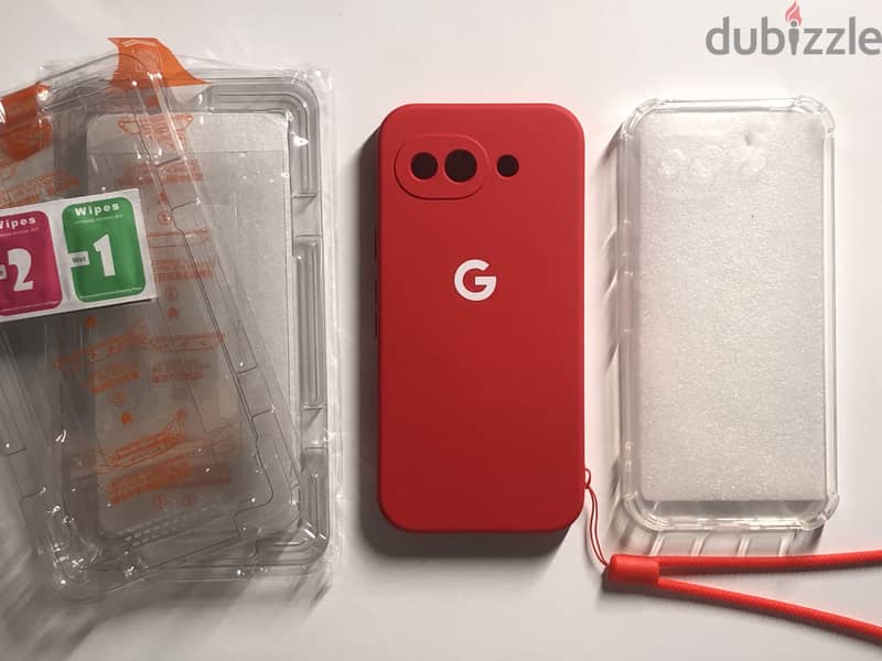 Google Pixel 10a 256GB Fog - Open Box / 1 Day Old + Cases & Screen Pro 1