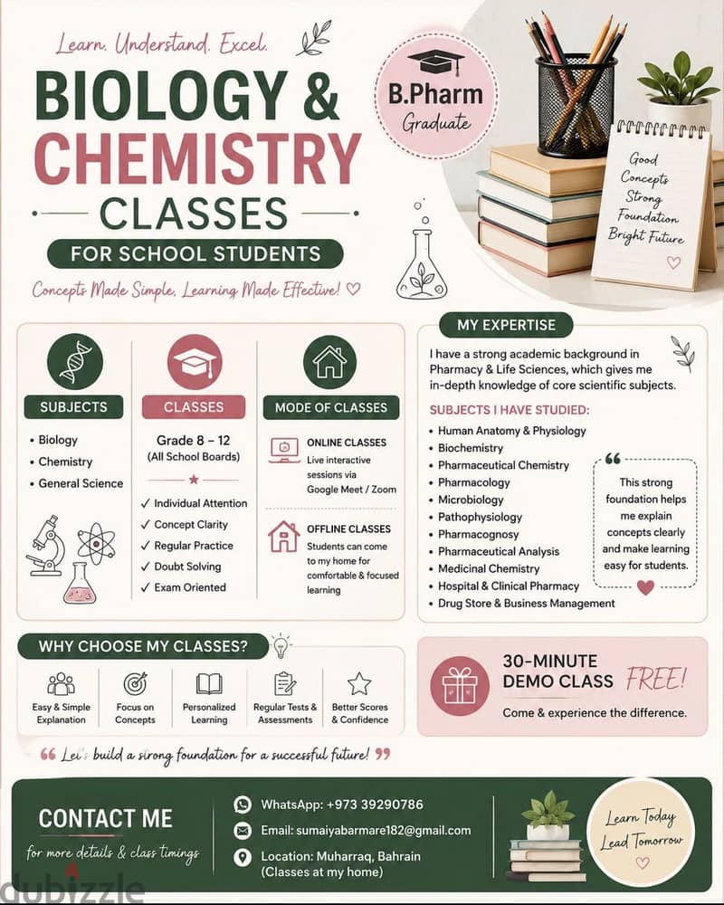 Tuitions for all age group 1