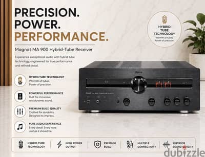 Magnat MA900 - Hybrid Tube Amplifier- 1000 BHD