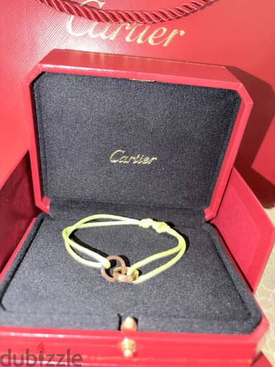 Cartier double love 4 diamonds with box