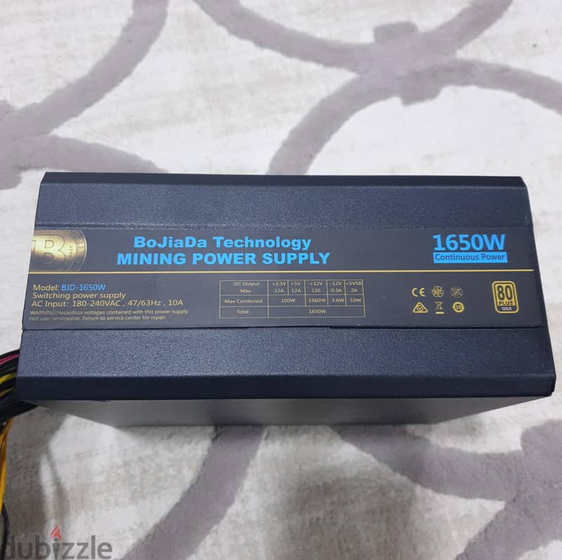 1650w PC power supply 1
