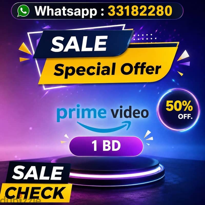 Netflix + Prime Video 2 bd Both Accounts Subscriptionns 1 Month 4K HD 2