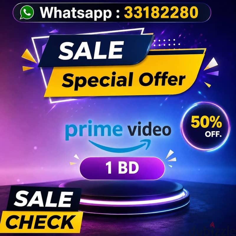 Netflix + Prime Video 2 Bd Both Account Subscriptionnss 1 Month 4K HD 2