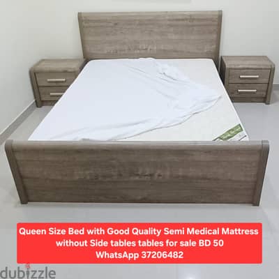 150x200 Bed with Mattress and other items for sale with Delivery