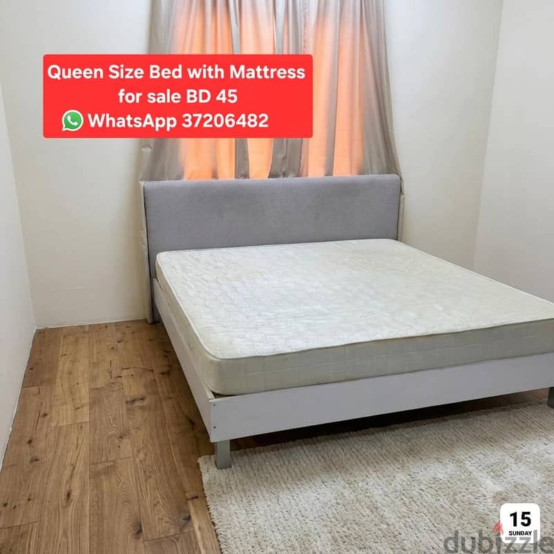 150x200 Bed with Mattress and other items for sale with Delivery 11