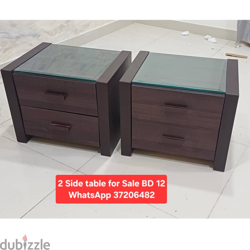 Wardrobe with full mirror & other items for sale with Delivery fixing 19