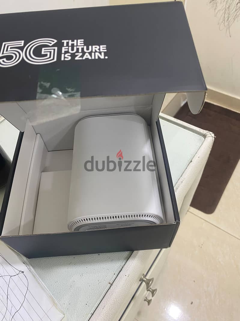 راوتر واي فاي 5G من زين، صناعة ZTE، بحالة شبه جديدة ونظيف جداً 6