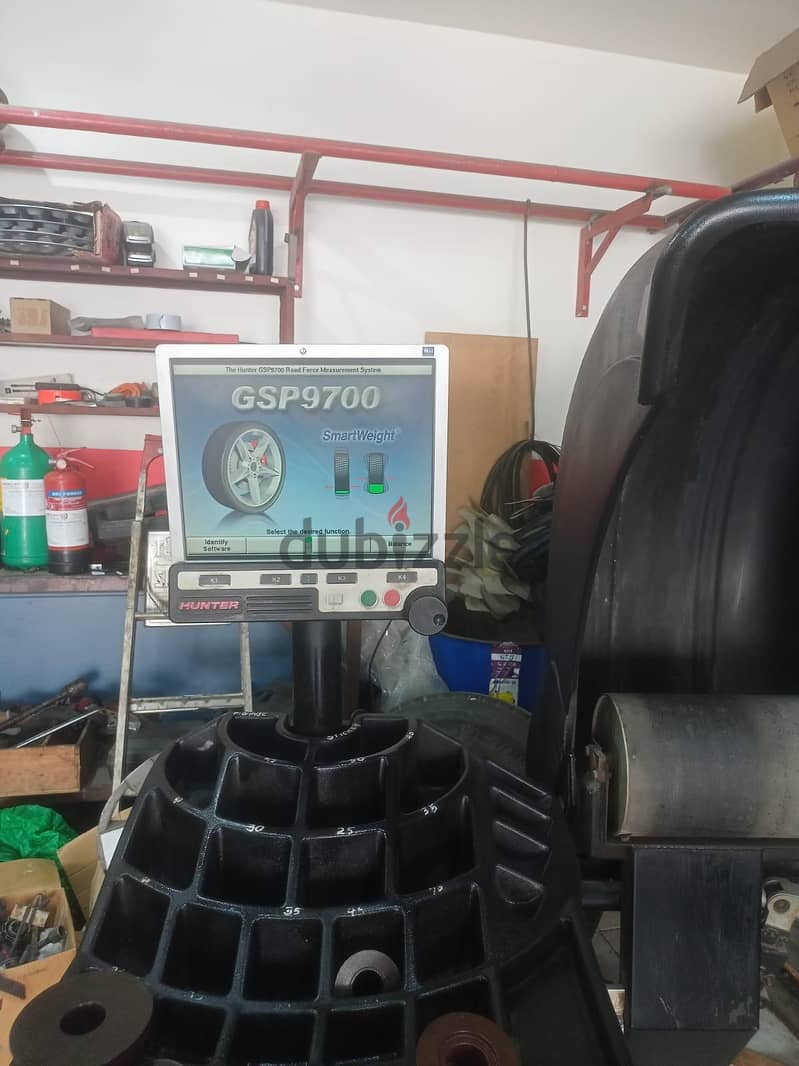 Hunter Road Force GSP9700 Wheel Balancer + DX390 Tyre Changer – Used 2