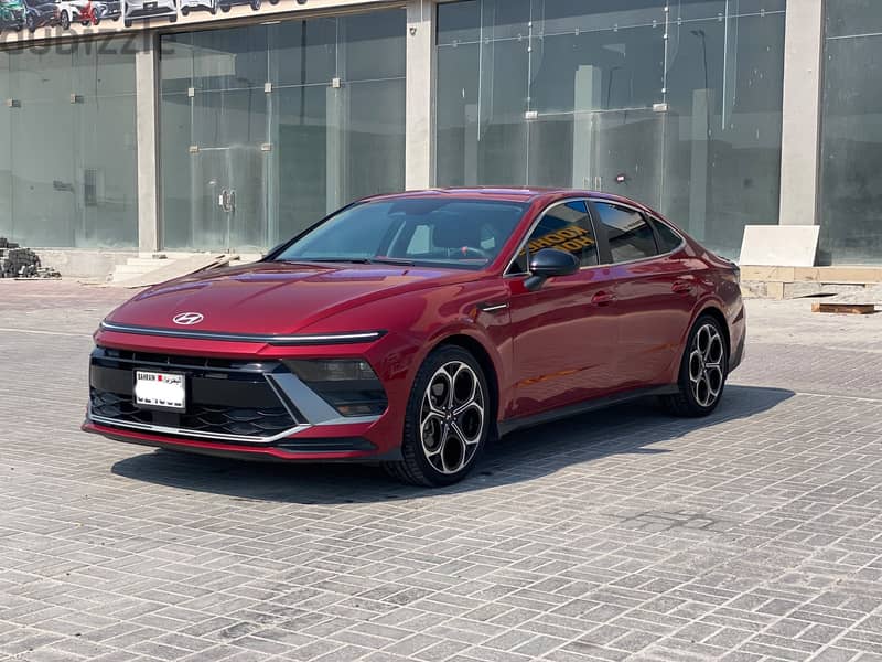 Hyundai Sonata 2025 Red 1