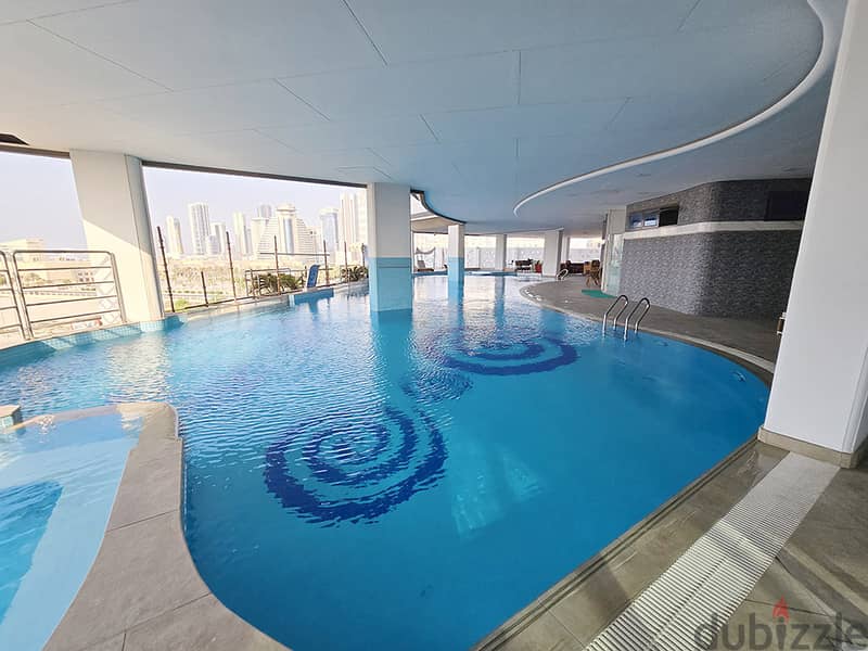 LIMITED OFFER! Fully Furnished 1BHK | BD 380 | Pool + Gym + Jacuzzi 11