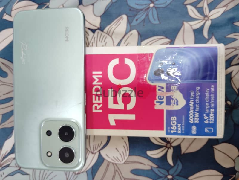 Redmi 15C 256 GB ram 8+8 The battery is 6000. 1