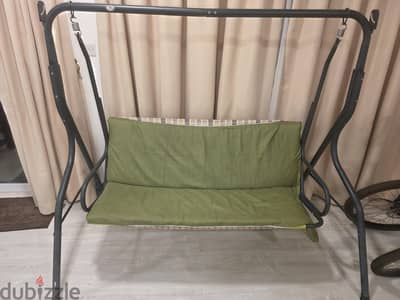 Lydia 3 Seater Swing Green color