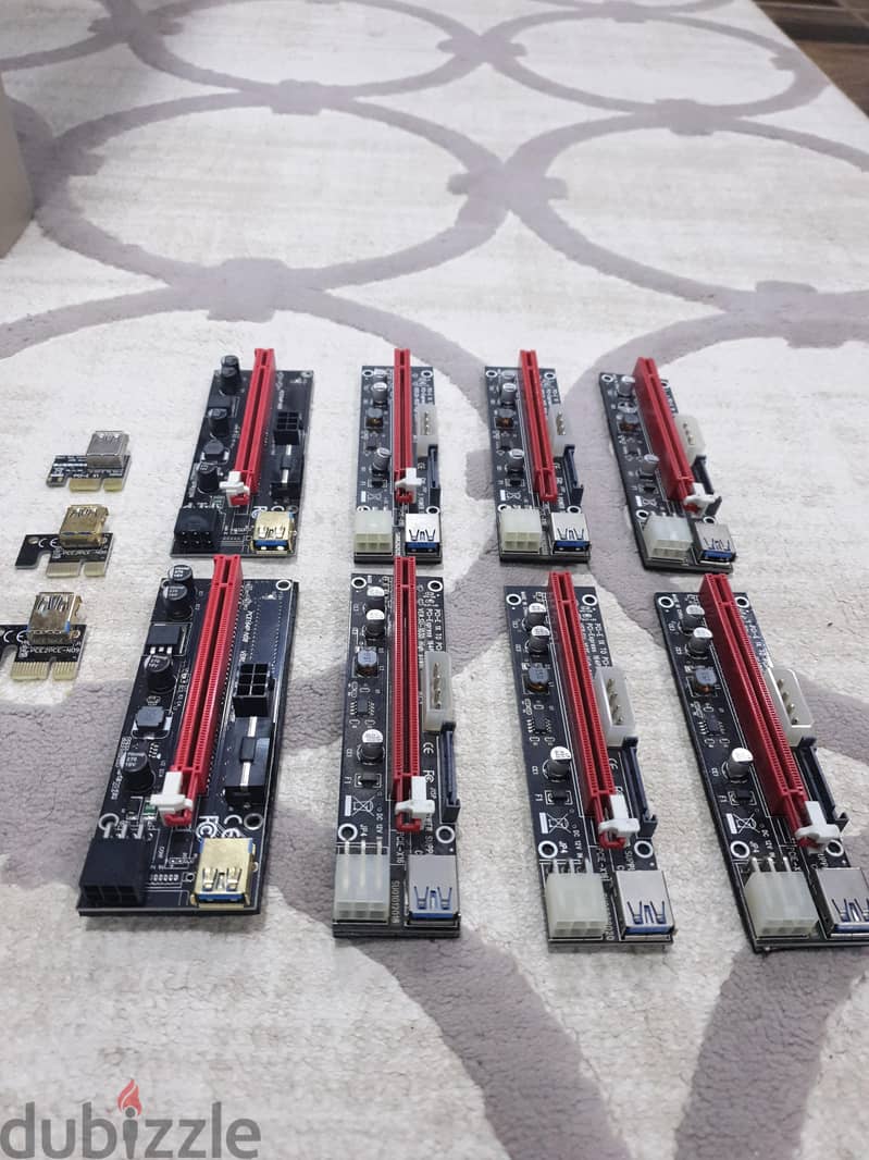 Pci-e raiser 1x to 16x adapter 1