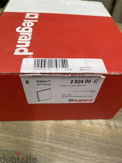 Brand New Legrand Galion Matt Black Switches & Sockets – 21 Pieces