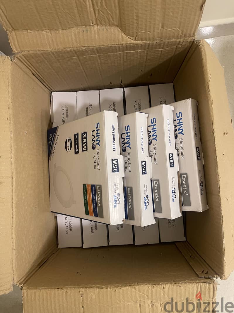 Used Downlights white color 29 peices - 8inches 2