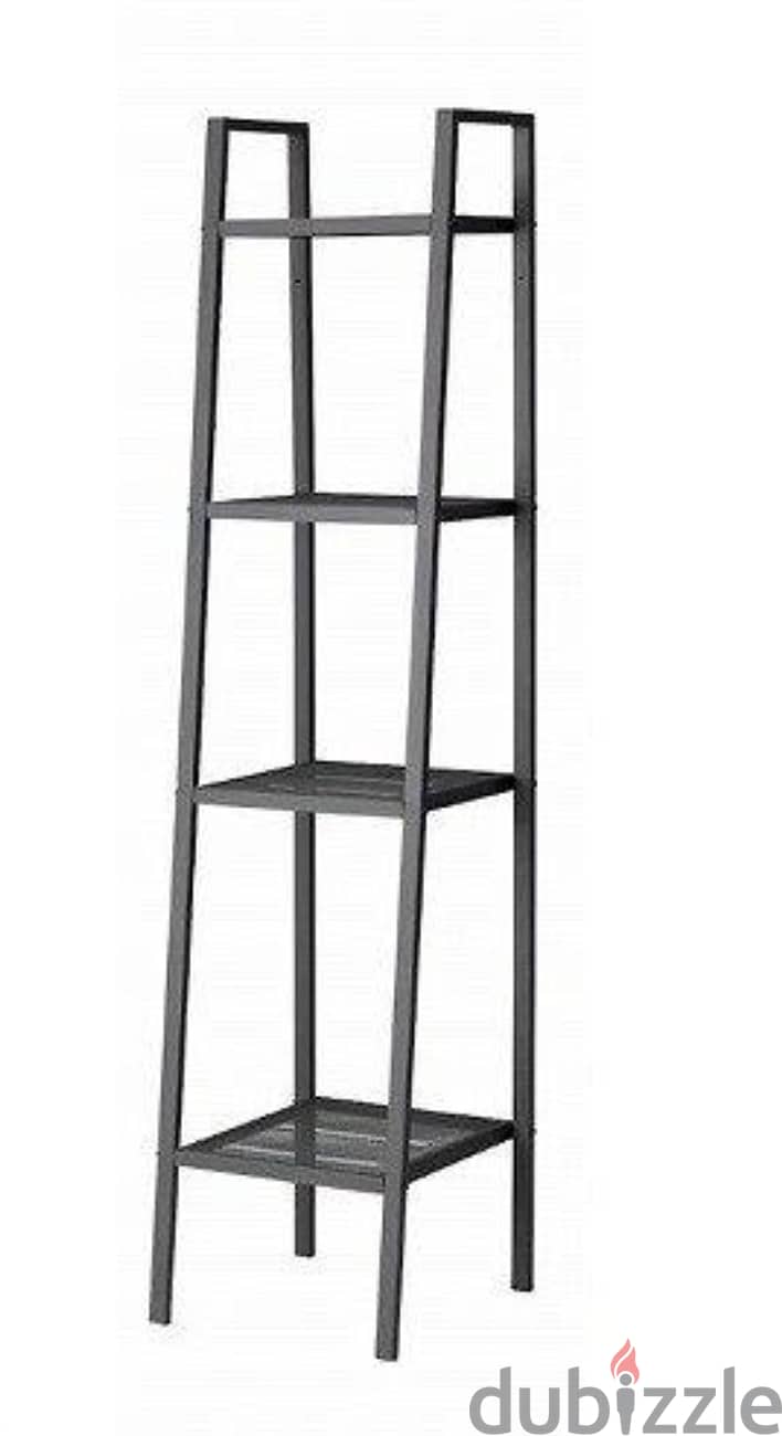 IKEA LERBERG Metal Shelf – Dark Grey   New Condition 1