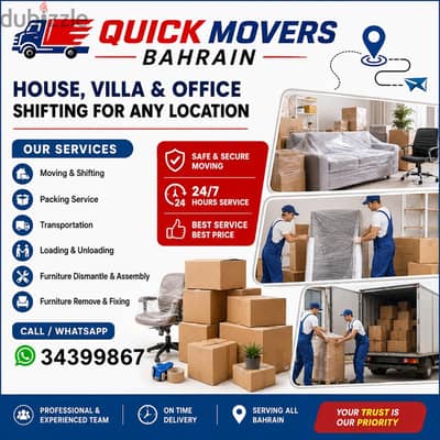 Movers Packers Bahrain Home Furniture Packing Unpacking House Shifting