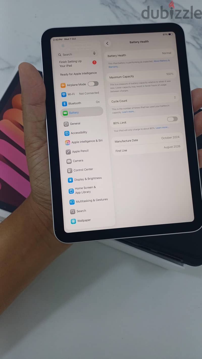 apple ipad a17-pro[mini 7 - 128gb wifi]for sale 7