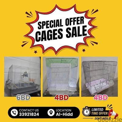 Bird Cages for Sale - Good Condition!