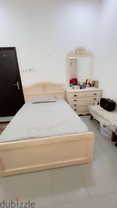 Bedroom furniture full set(bed,wardrobe,dressing table)
