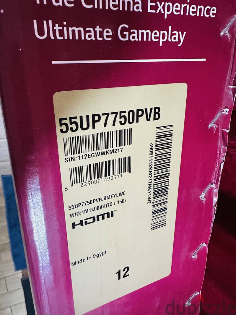 55" LG UHD AI ThinQ TV (55UP77) - Real 4K, Smart webOS 2