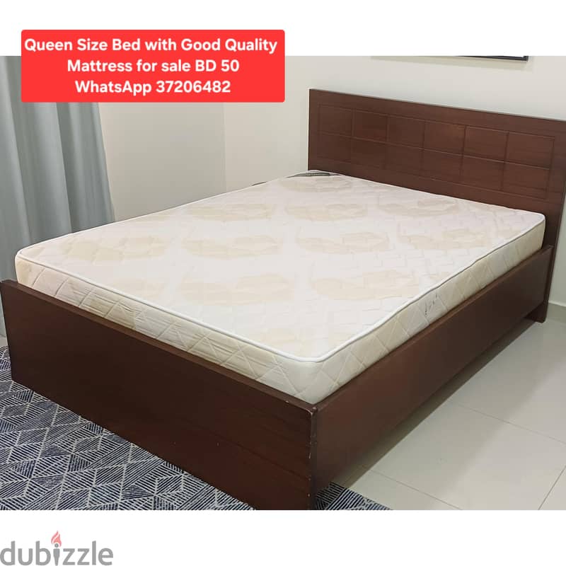 Tall 3 door wardrobe and other items for sale with Delivery fixing 4