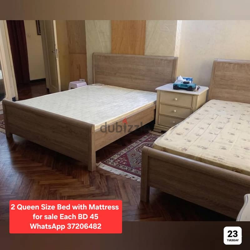 Tall 3 door wardrobe and other items for sale with Delivery fixing 12